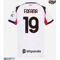 Ženski Nogometni dresi AC Milan Youssouf Fofana #19 Gostujoči 2025-26 Kratek Rokav